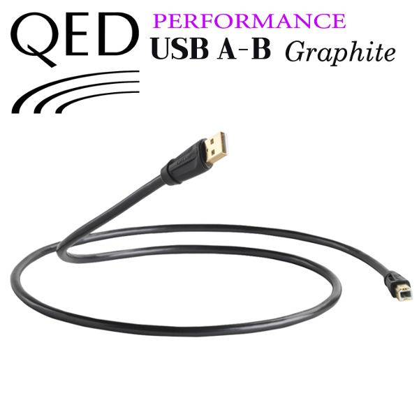 [QED] 큐이디 Performance USB A-B Graphite (1.5m-5.0m) USB 그라파이트 A to B 타입