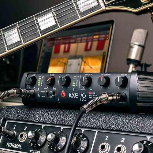 [IK Multimedia] 아이케이멀티미디어 AXE I/O SOLO 컴팩트 기타/베이스 오디오 인터페이스