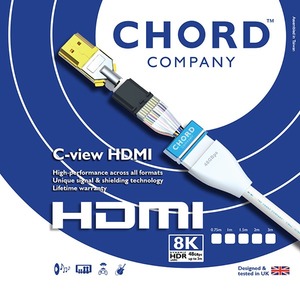 [Chord Company] 코드컴퍼니 C-VIEW Digital HDMI케이블 2m