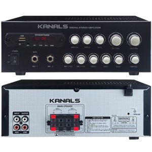 [KANALS] 카날스 EMA-190 매장용/다용도 앰프 Bluetooth, USB, 마이크, EQ 지원