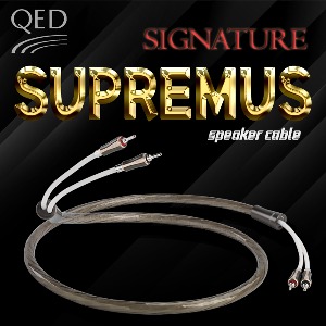 [QED] 큐이디 Signature SUPREMUS (2.0m-3.0m PAIR) 단자처리 스피커케이블 완제품 QED 플래그쉽 슈프리머스 케이블