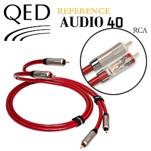 [QED] 큐이디 Reference AUDIO 40 (0.6m)  2:2 RCA 인터케이블