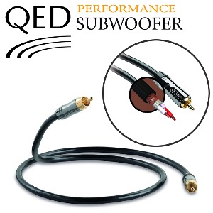 [QED] 큐이디 Performance SubWoofer Cable (6.0m) RCA to RCA 서브우퍼 케이블