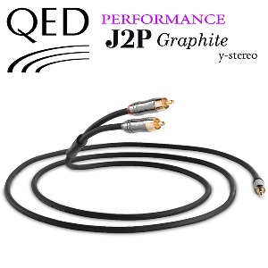 [QED] 큐이디 Performance J2P Graphite (1.5m) 3.5mm 2:1 Y스테레오 케이블