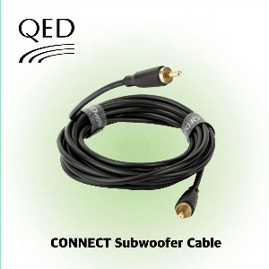 [QED] 큐이디 CONNECT SubWoofer Cable (3.0m - 6.0m) 커넥트시리즈 RCA to RCA 서브우퍼 케이블