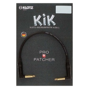 [KLOTZ] 클로츠 KIK PRO 기타 패치 케이블 (TSㄱ자:TSㄱ자, Klotz 커넥터)