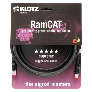 [KLOTZ] 클로츠   RCBRR RamCAT SF/UTP 네트워크 케이블 (CAT5e, RJ45 : RJ45) 1m, 5m, 10m, 25m, 30m, 50m