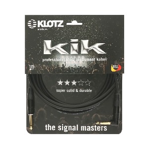 [KLOTZ] 클로츠 KIK PRO 기타 케이블 (TSㅡ자:TSㄱ자, Klotz 커넥터)