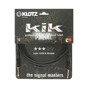 [KLOTZ] 클로츠 KIK PRO 기타 케이블 (TSㅡ자:TSㅡ자, Klotz 커넥터)
