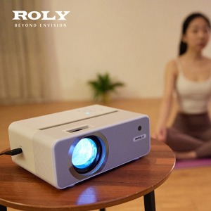 [Roly] 로리 M2 풀HD 미니빔 프로젝터 홈시어터 가정용 캠핑